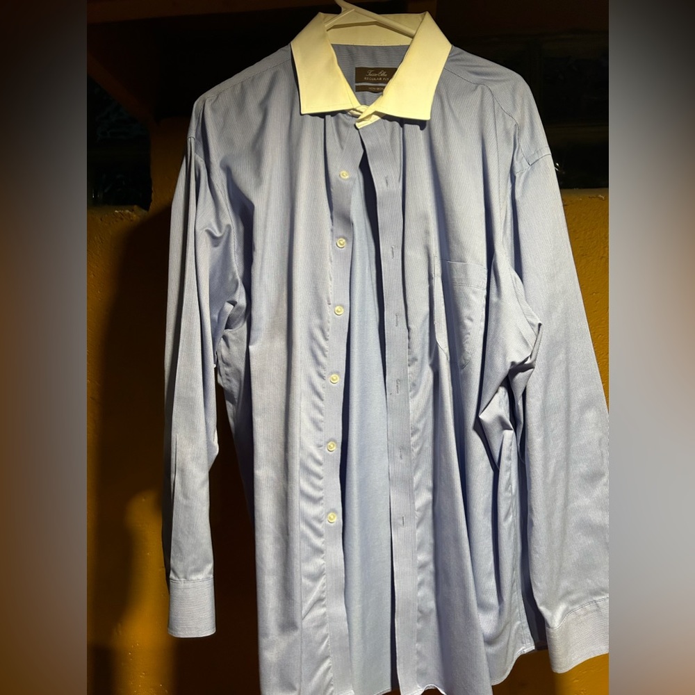 Tasso Elba Men’s dress shirt XXL 18 34/35